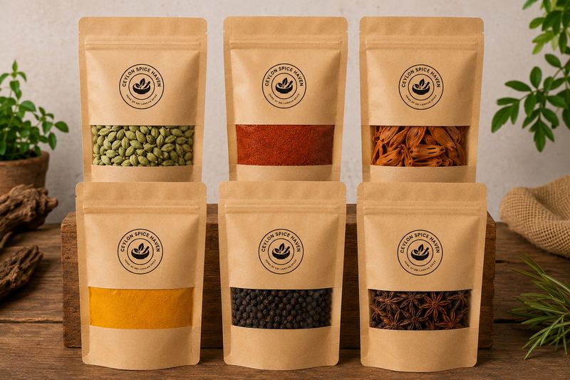 Ceylon Spice Haven Bulk Packaging