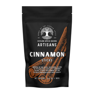 Ceylon Artisanal Cinnamon Sticks – 80g