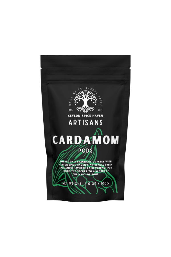 Jaffna Curry Blend Front Mockup 8 Ceylon Artisanal Cardamom - 100g