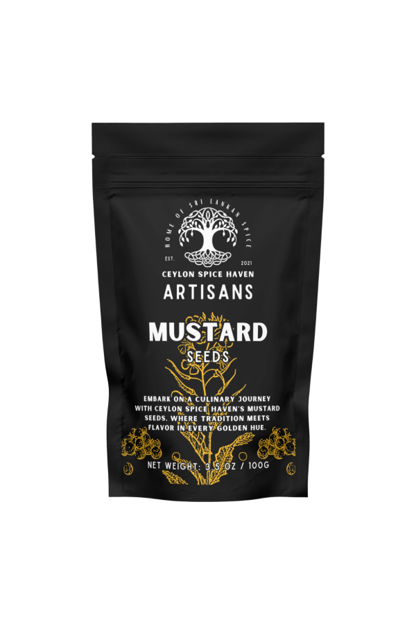 Cinnamon PowderFront Mockup 3 Ceylon Artisanal Mustard Seeds - 100g