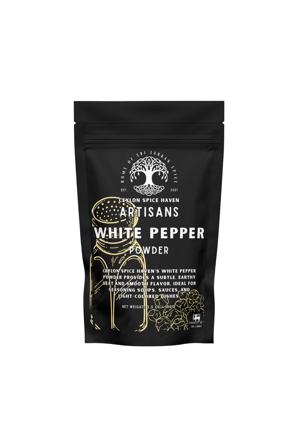 25 White Pepper Powder – 100g