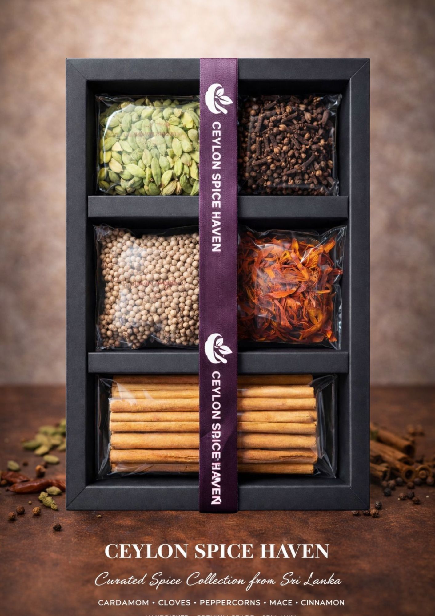 Ceylon Spice Haven gift boxes